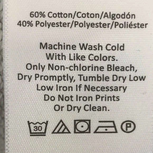 DKNY Gray Rhinestone Embellishment Sweatshirt with Balloon Sleeves. Oversized - Picture 6 of 9